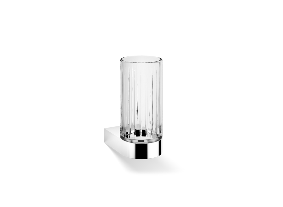 Beker Century - Wandbevestiging - Cutt Glass & Chrome