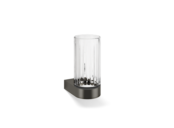 Beker Century - Wandbevestiging - Cutt Glass & Dark Metal