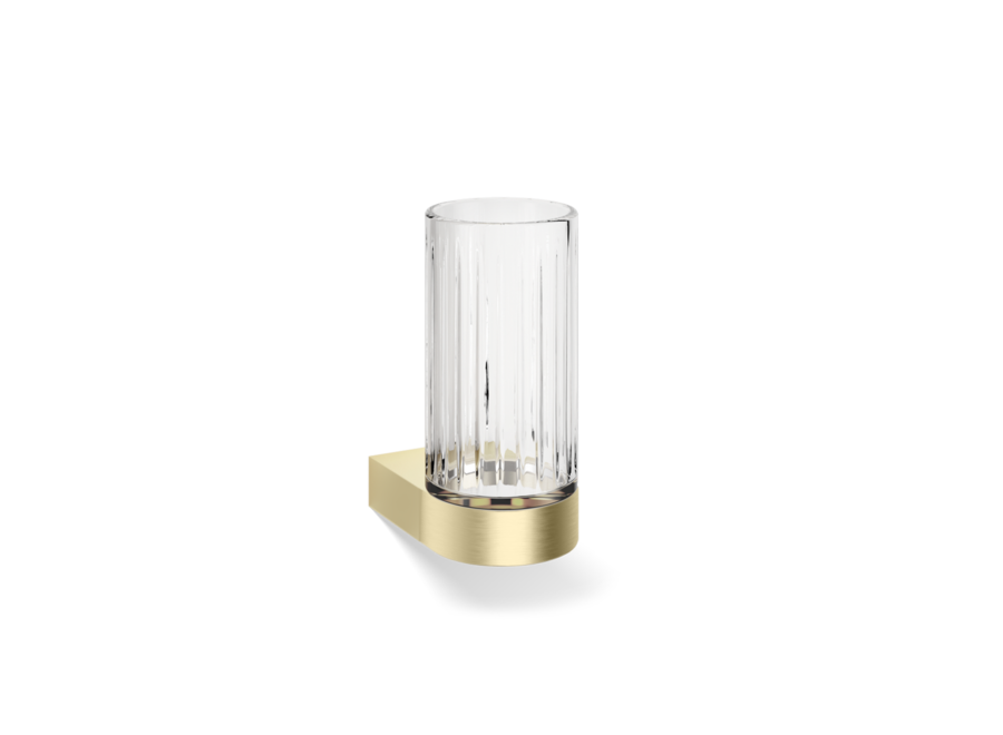Becher 'Century' - Wandmontage - Cutt Glass & Matt Gold