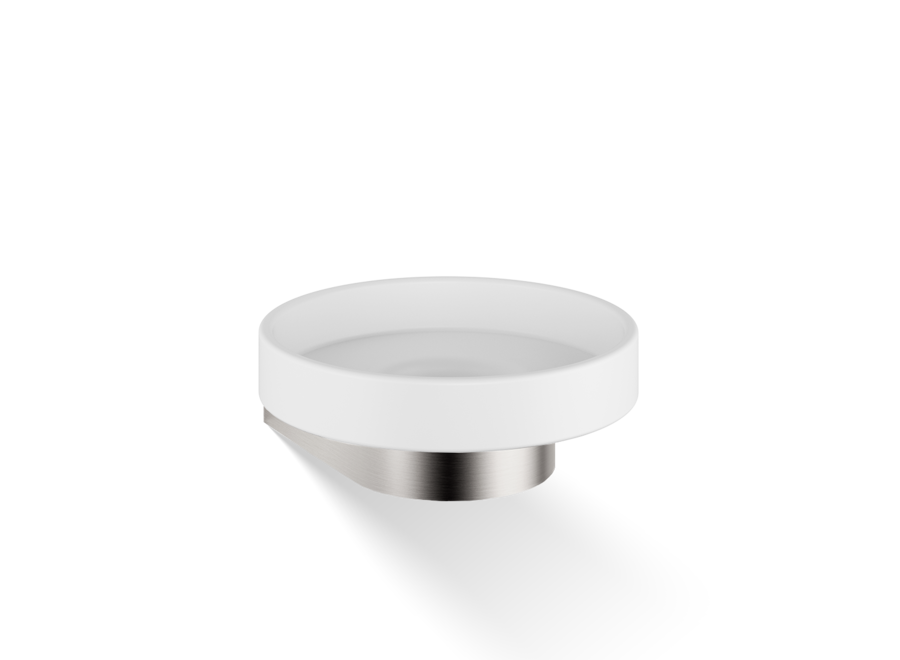 Zeepbakje 'Century' - Wandbevestiging - Stone & Stainless steel