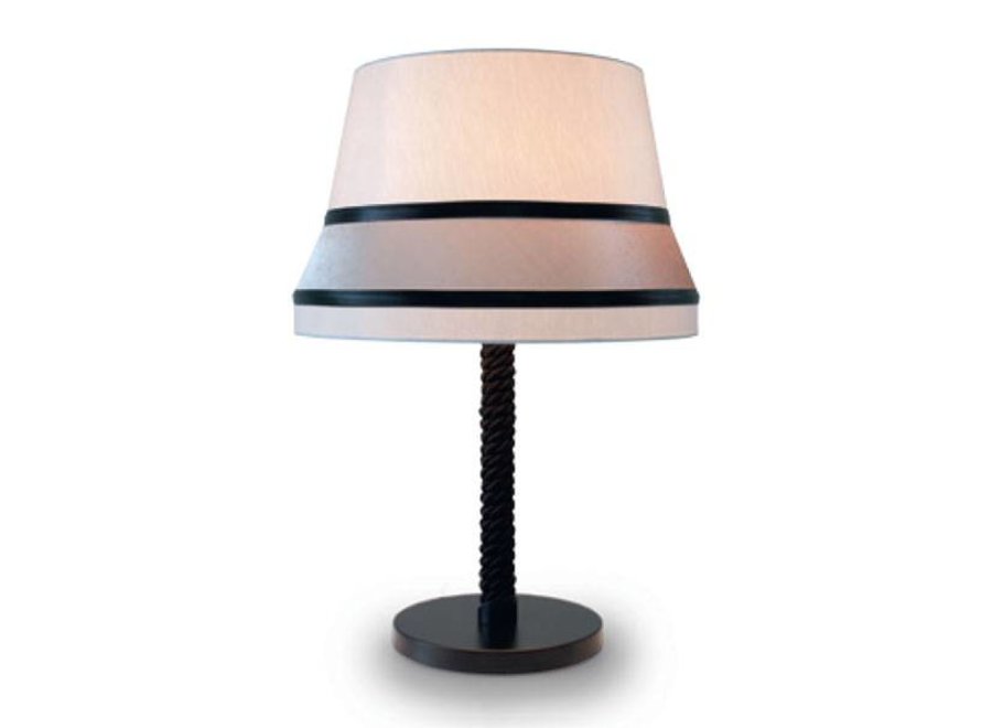 table lamp 'Audrey' decorated with silk detail