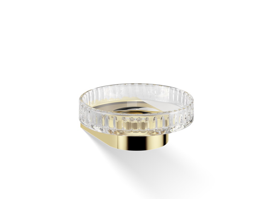 Soap dish   'Century' - Wall mounted - Cutt Glass & Gold