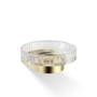 Seifenschale 'Century' - Wandmontage - Cutt Glass & Matt Gold
