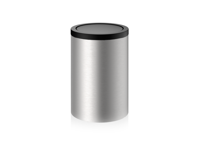Prullenbak Mikado - Stainless steel / Matt Black