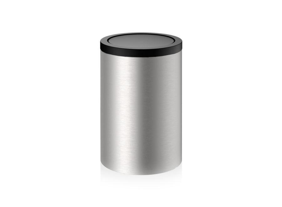 Prullenbak 'Mikado' - Stainless steel / Matt Black