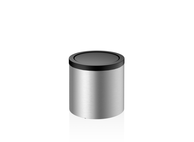 Papierkorb Mikado - DW 125 - Stainless steel / Matt Black