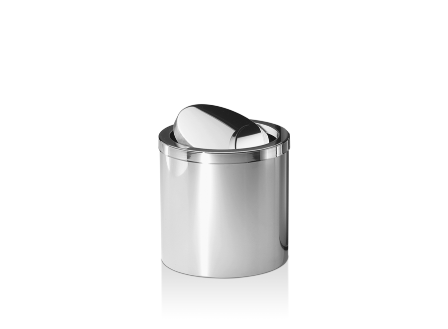 Paper bin 'Mikado' - DW 125 - Stainless steel polished