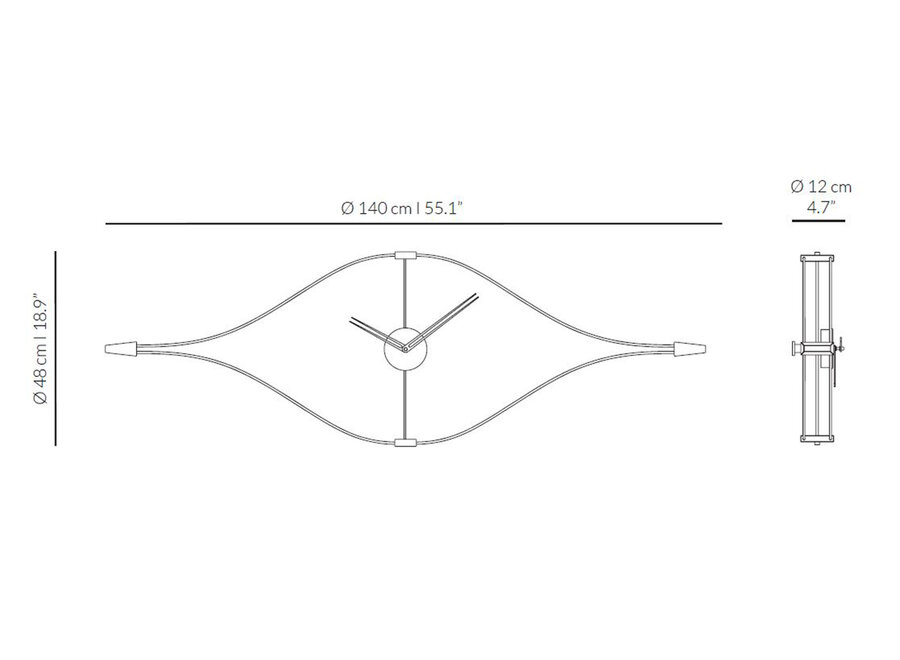 Design-Wanduhr - 'Look'