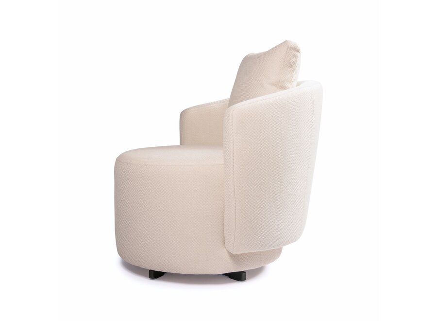 Draaistoel 'Lewis' Aesthetic White - CareClean