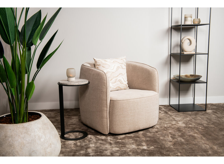 Fauteuil 'Frederick ' - Brownish Grey - CareClean