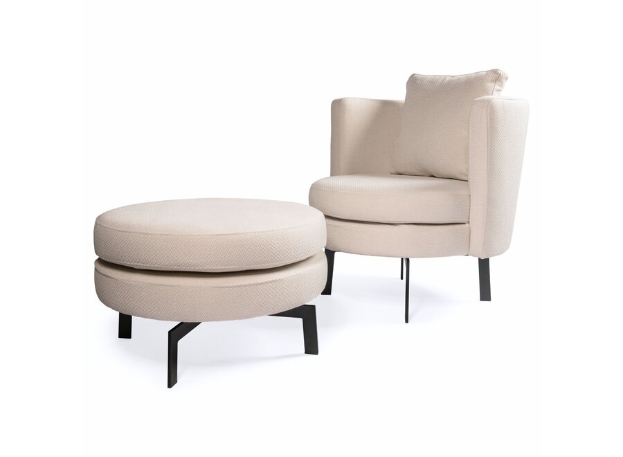 Draaistoel 'Jenson' Aesthetic White - CareClean
