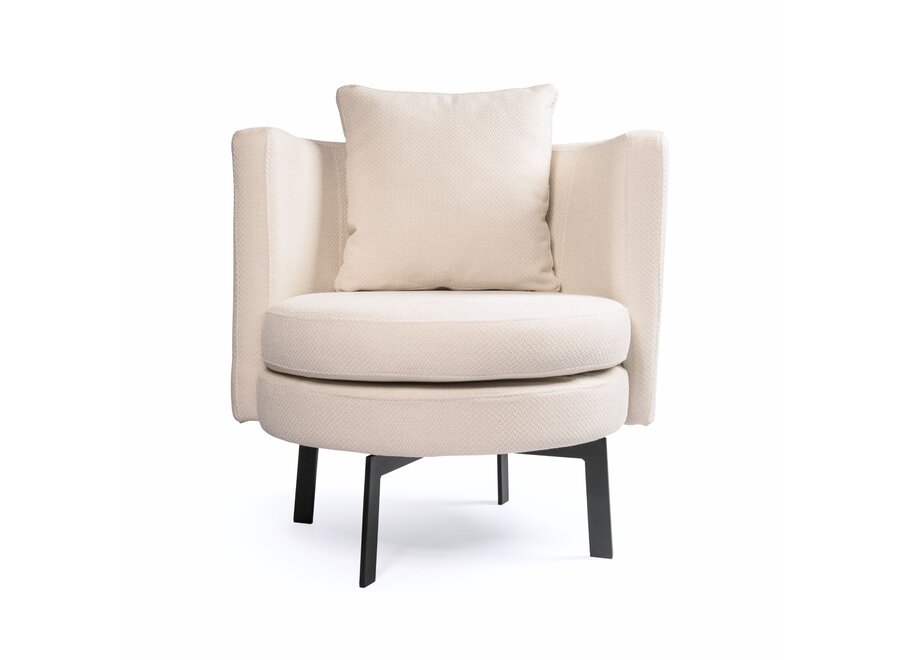Draaistoel 'Jenson' Aesthetic White - CareClean