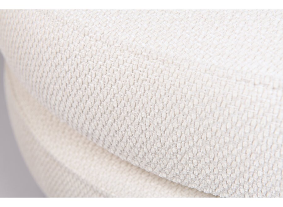 Poef 'Jenson' Aesthetic White - CareClean