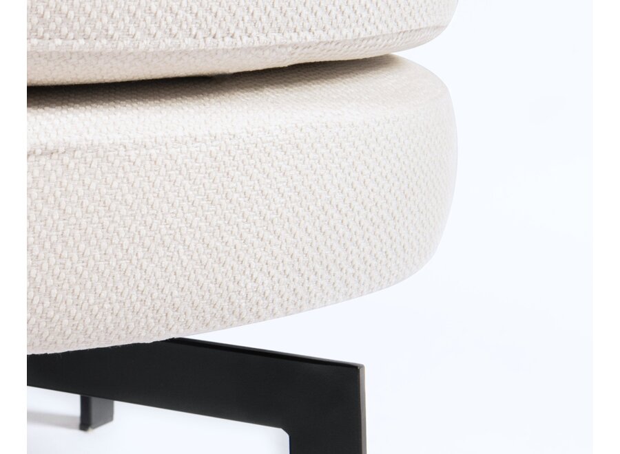 Poef 'Jenson' Aesthetic White - CareClean