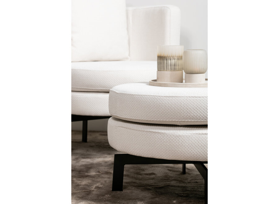 Poef 'Jenson' Aesthetic White - CareClean