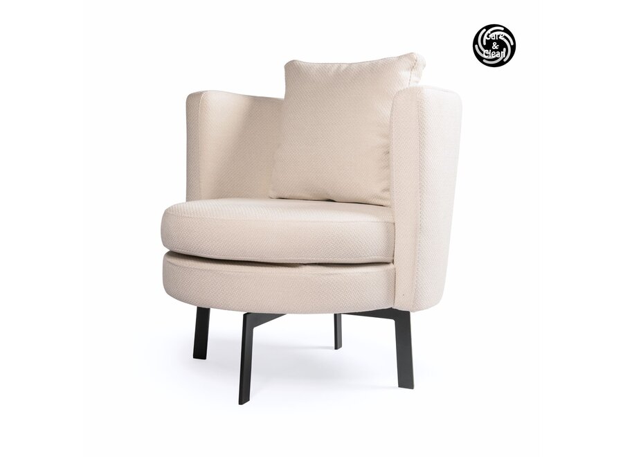 Draaistoel 'Jenson' Aesthetic White - CareClean