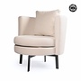 Swivel Armchair 'Jenson' Aesthetic White - CareClean