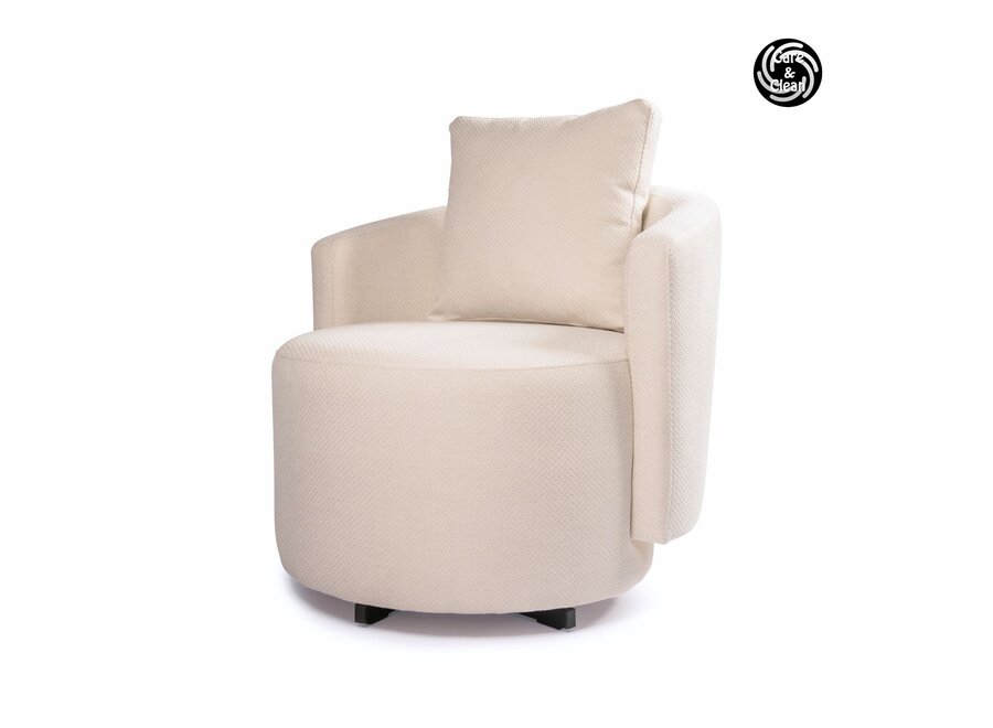 Draaistoel 'Lewis' Aesthetic White - CareClean