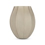 Vase 'Pyrite' M - frosted smoke