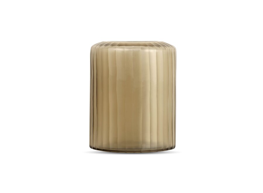Vase 'Basalt' M - smoke