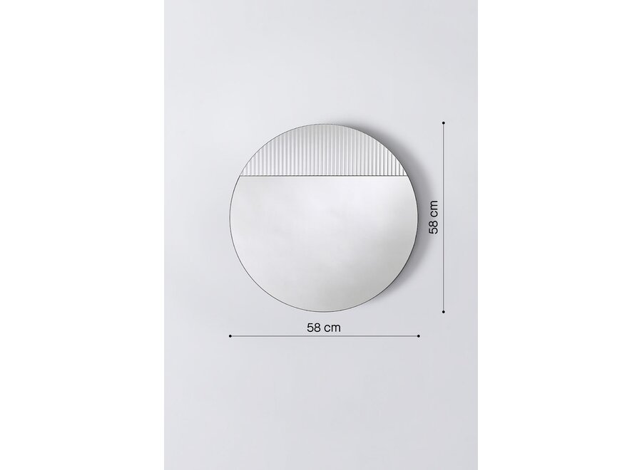 Mirror 'Cord Flutes' - M