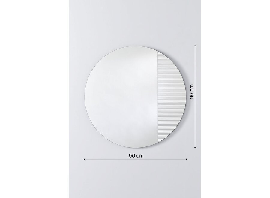 Mirror 'Cord Flutes' - L