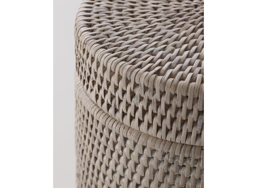 Poubelle 'Basket' - Light Rattan