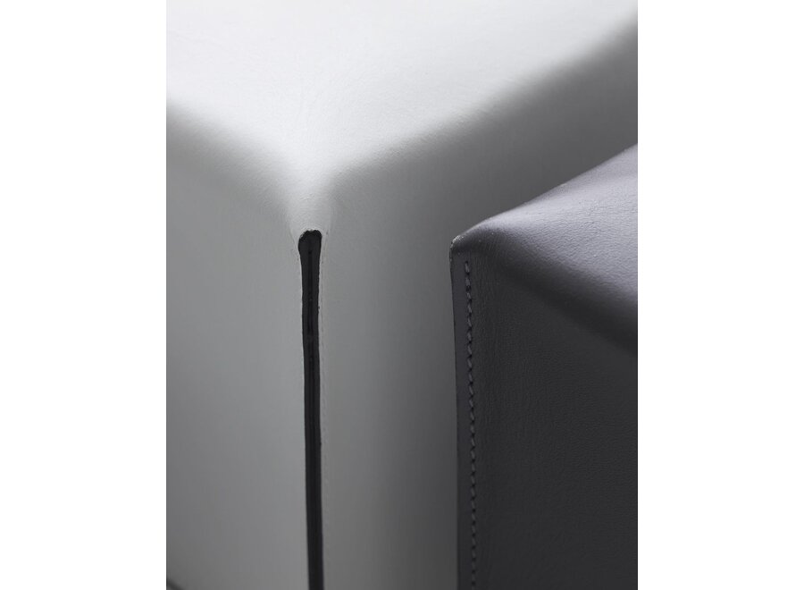 Taschentuchbox 'Nappa' - Square - Black