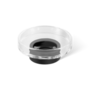 Seifenschale 'Club' - Black Matt/ Clear Glass