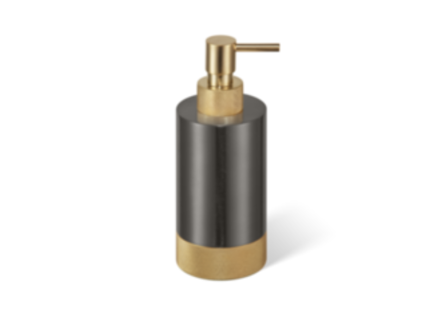 Soap dispenser 'Club' - SSP1 - Dark Metal matt / Gold Matt