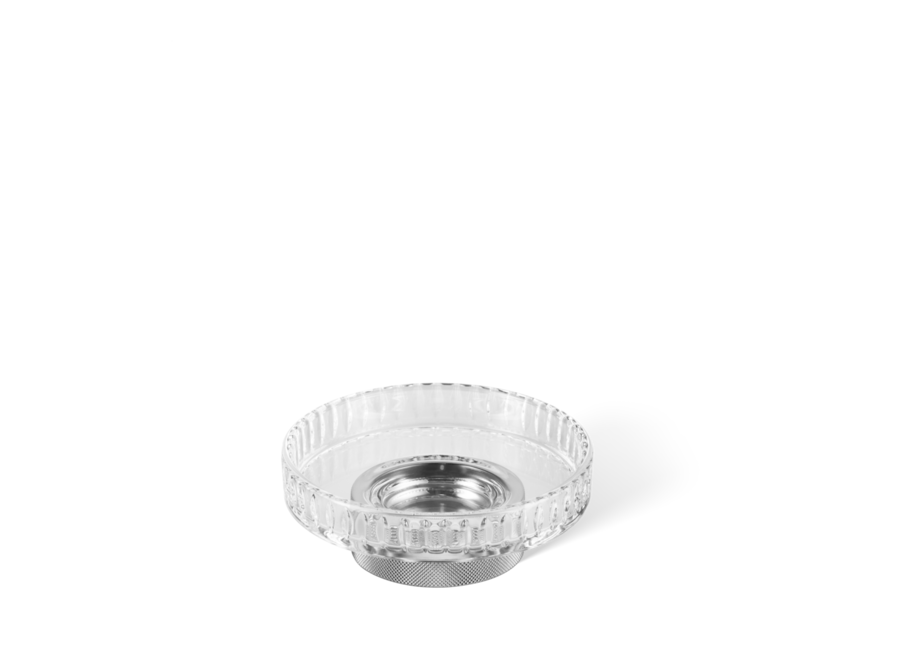Zeepbakje 'Club' - Chrome / Cut Glass