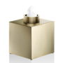 Tissue box 'Club' - Square - Gold matt
