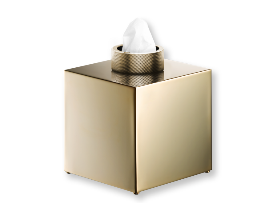 Boîte à mouchoirs Club - Square - Gold