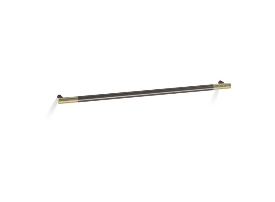 Towel rail 'Club' - Dark Metal Matt / Gold Matt