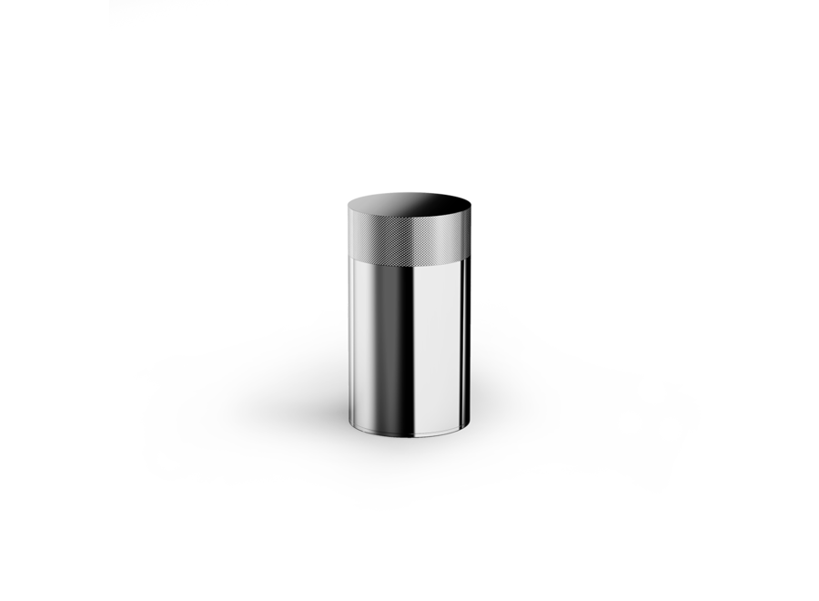 Opbergdoos met deksel 'Club' - Chrome