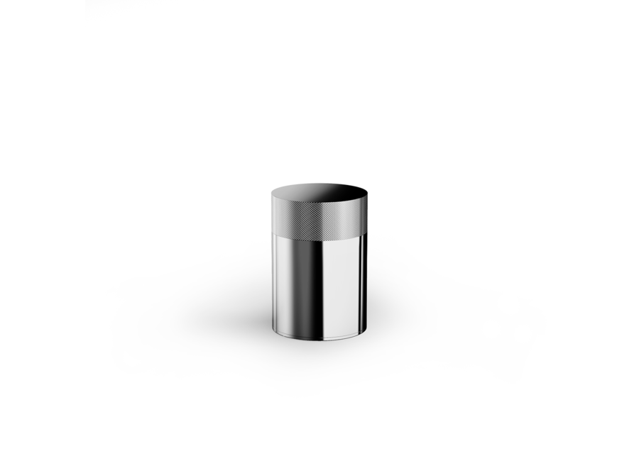 Opbergdoos met deksel 'Club' - Chrome