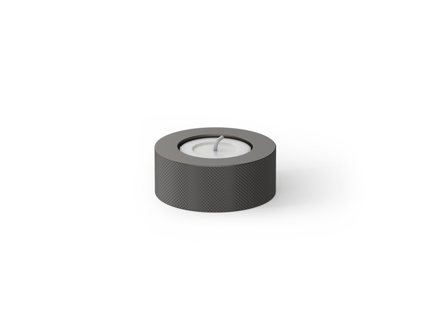Tealight 'Club' - Dark Metal Matt