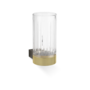 Becher 'Club' - Wandmontage - Dark metal|Matt Gold /Cut Glass
