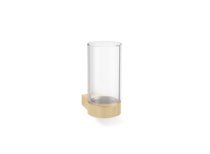 Beker  Club - Wandbevestiging - Matt Gold/Clear Glass