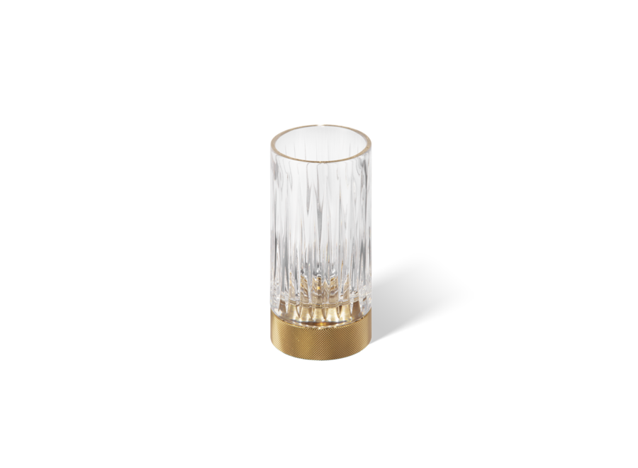 Tumbler  'Club' - Gold/Cut Glass
