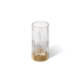 Gobelet  'Club' - Gold/Cut Glass