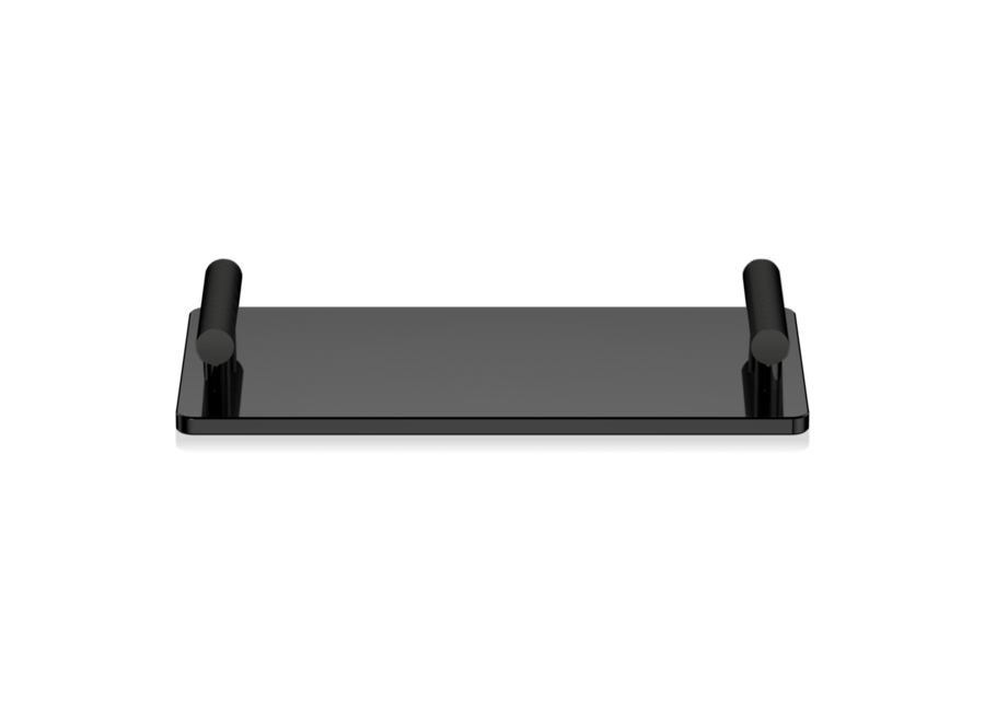 Tablett 'Club' - Matt Black / Black
