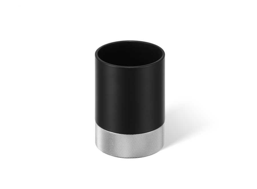 Boîte de rangement 'Club' - Matt Black / Chrome