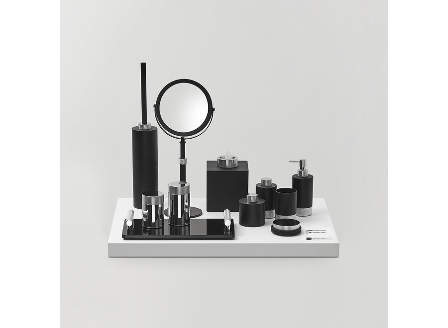 Aufbewahrungsbox 'Club' - Matt Black / Chrome