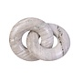 Objet déco 'Marble ring' - Beige - S