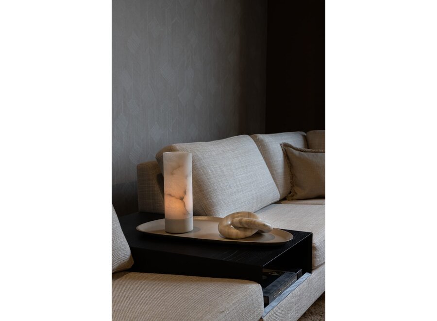 Objet déco 'Marble ring' - Beige - S