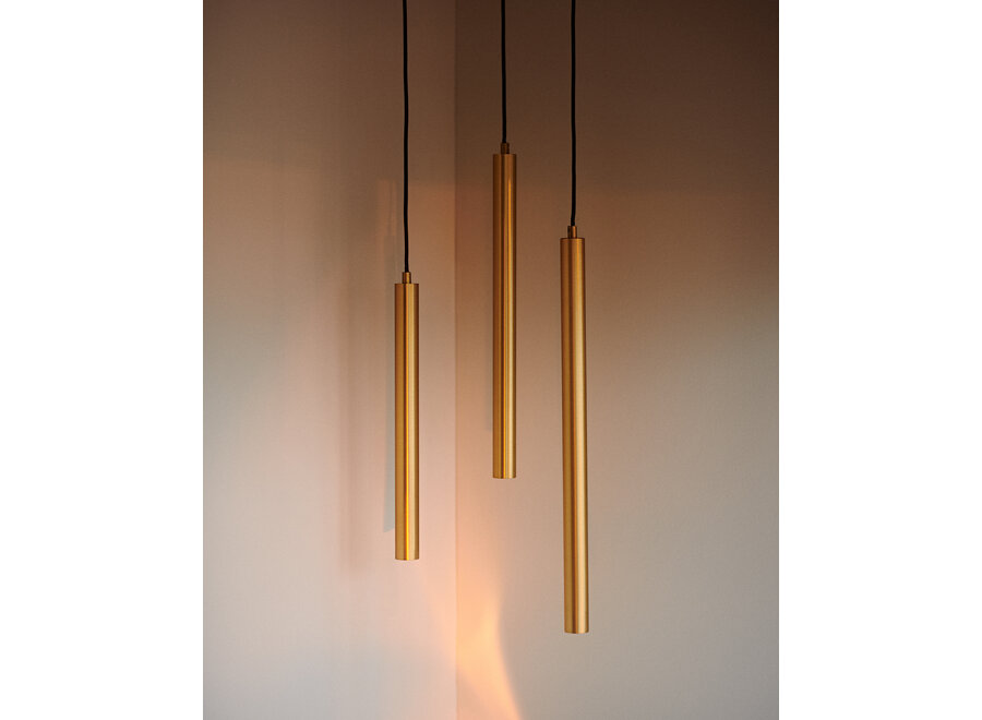 Design Hängelampe 'Pipe' - Brass