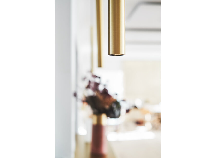 Design Hängelampe 'Pipe' - Brass