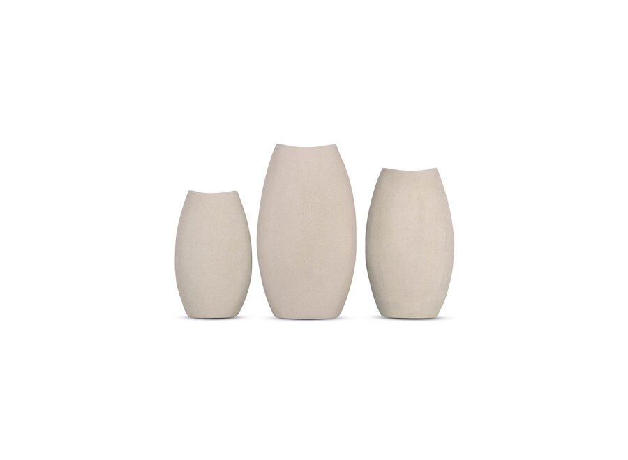 Vase 'Lunner' L - smoke