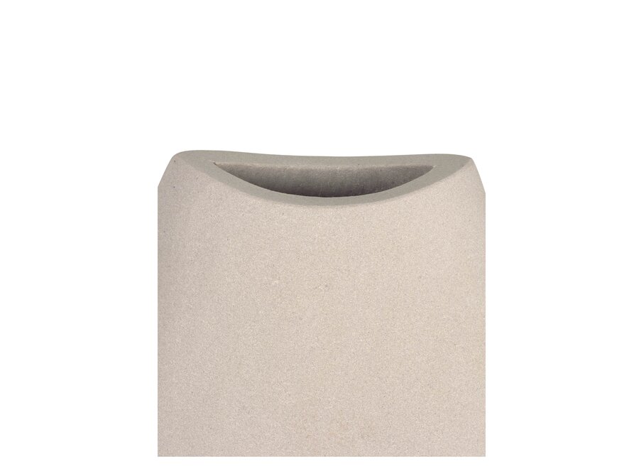 Vase 'Lunner' L - smoke